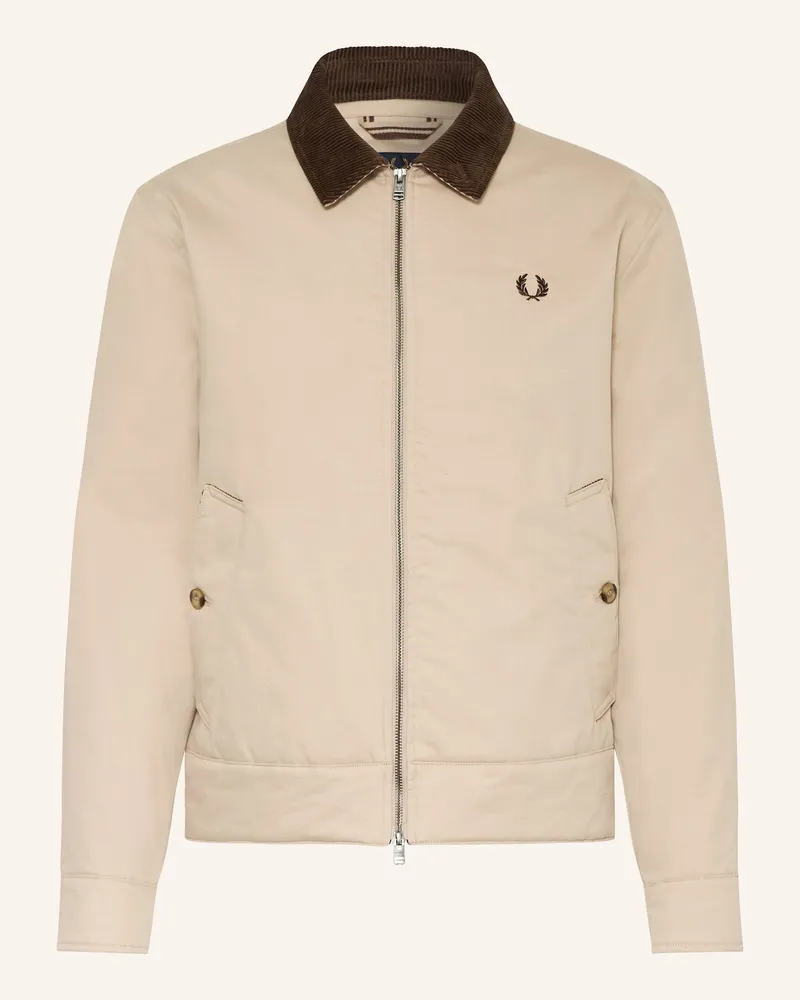 Fred Perry Jacke beige Creme