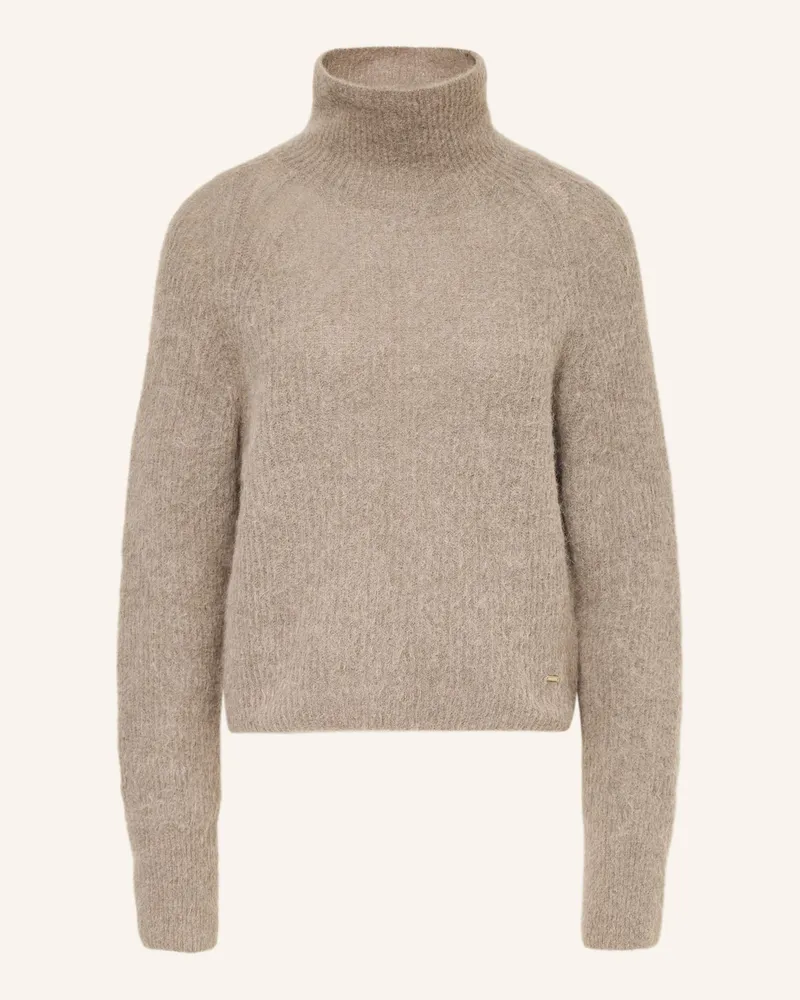Woolrich Pullover mit Alpaka Taupe