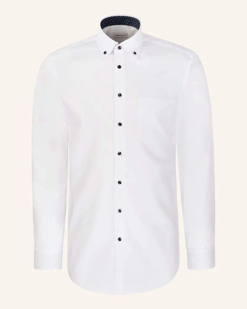 Seidensticker Business Hemd Slim Fit weiss Weiss