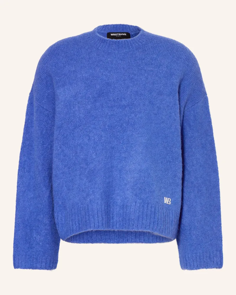 WRSTBHVR Oversized-Pullover ENCI V2 Blau