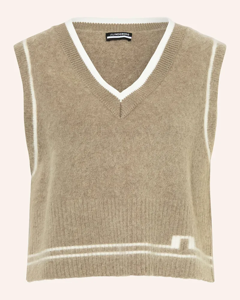 J.Lindeberg Pullunder braun Beige