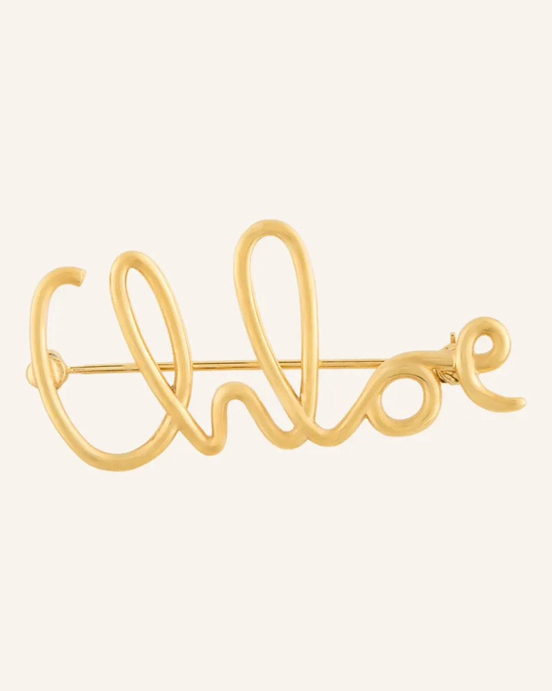 Chloé Brosche gold Gold
