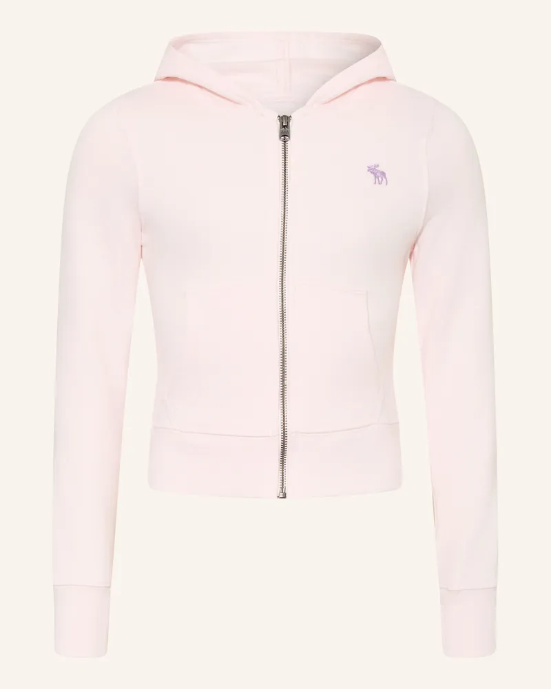 Abercrombie & Fitch Sweatjacke rosa Hellrosa