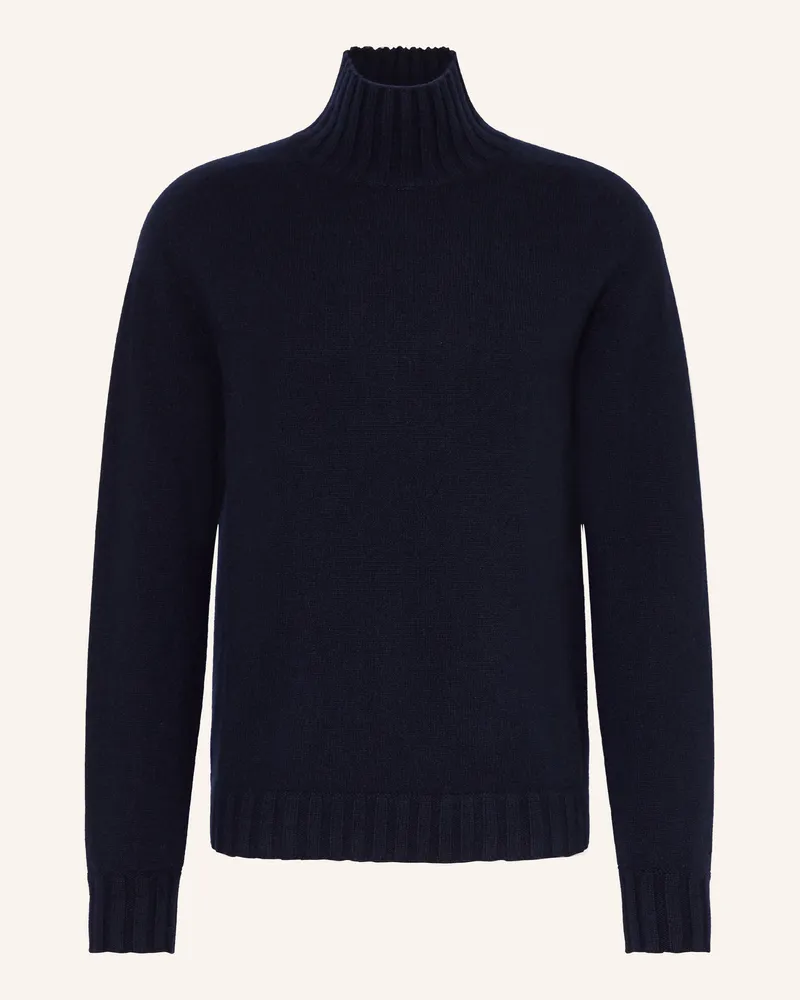 Frauenschuh Rollkragenpullover Aiden blau Dunkelblau