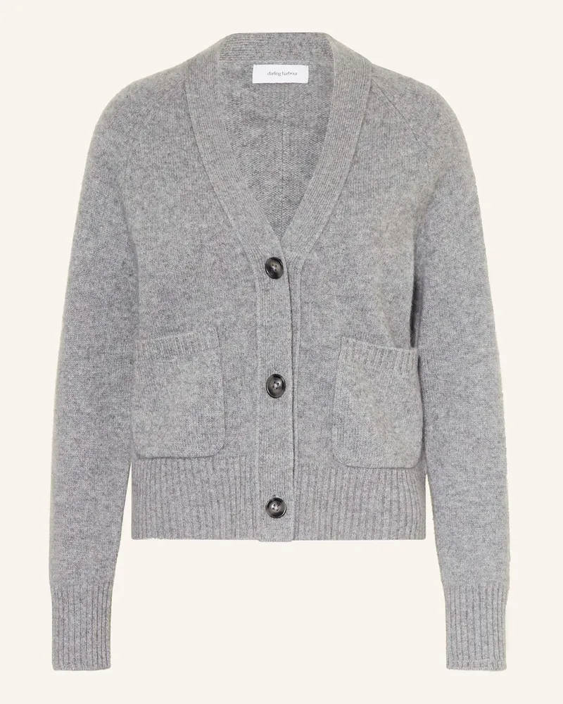 Darling Harbour Strickjacke aus Cashmere Grey