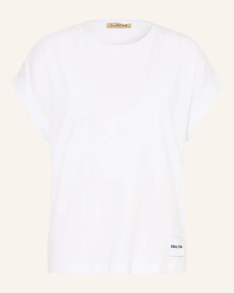 Smith & Soul Oversized-Shirt Weiss