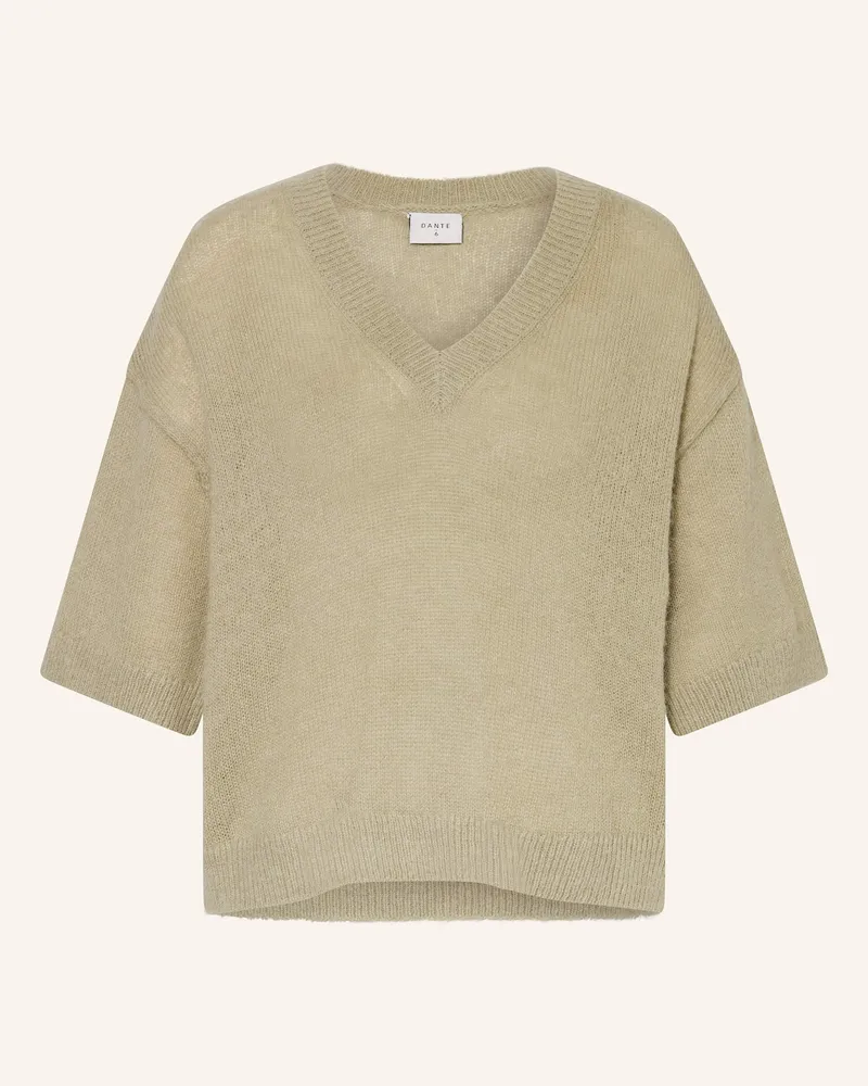 Dante6 Pullover THALYA mit Alpaka und 3/4-Arm Hellgrün