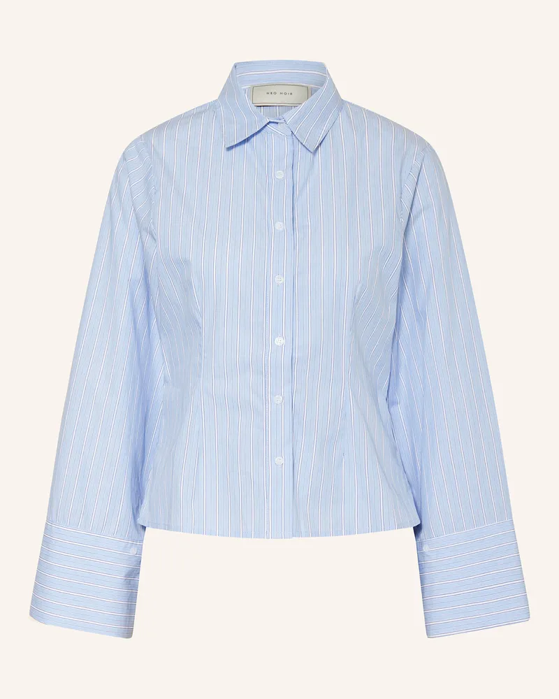 Neo Noir Hemdbluse Rosa blau Hellblau