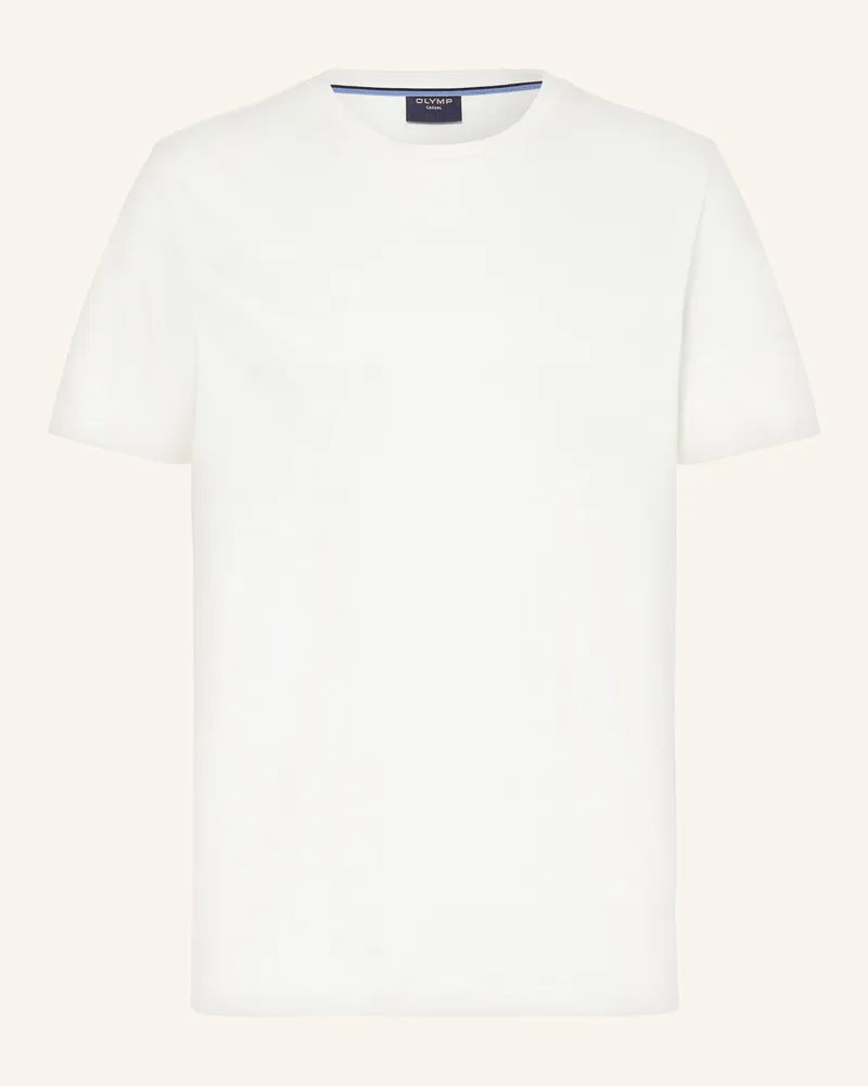 Olymp T-Shirt weiss Ecru