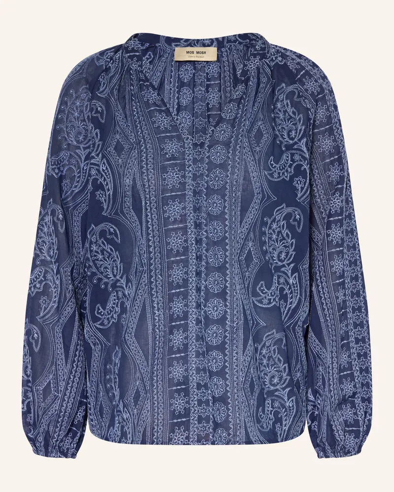 Mos Mosh Blusenshirt Mmgata lila Dunkelblau