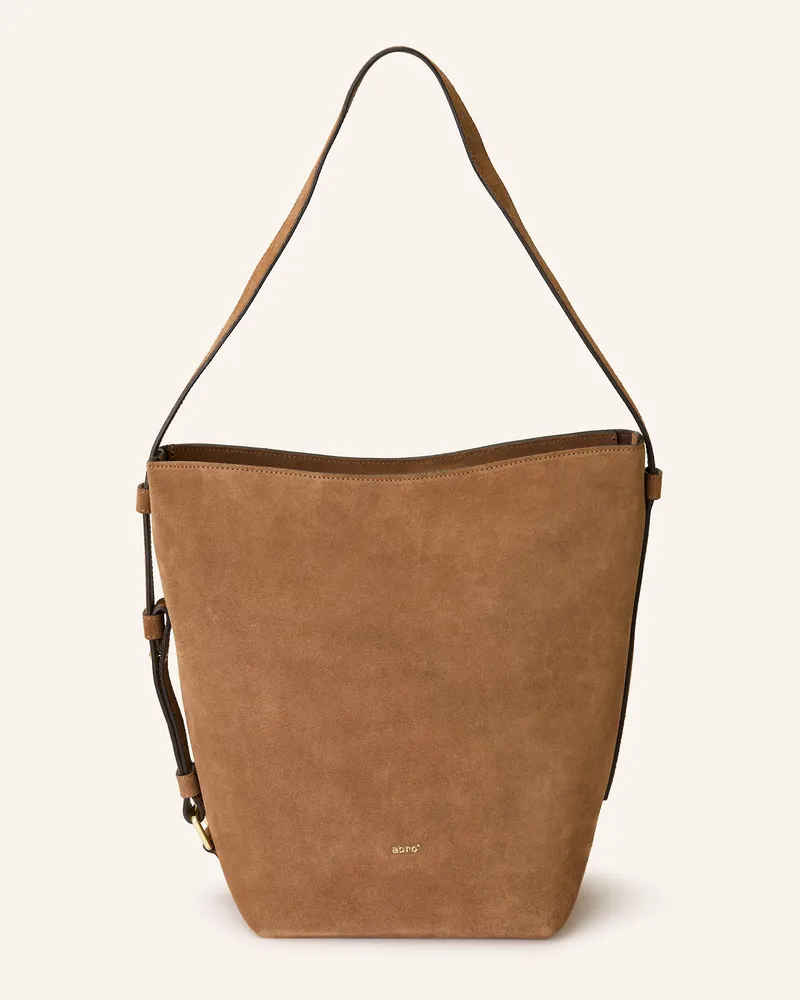 Abro Hobo-Bag COSMO mit Pouch Cognac