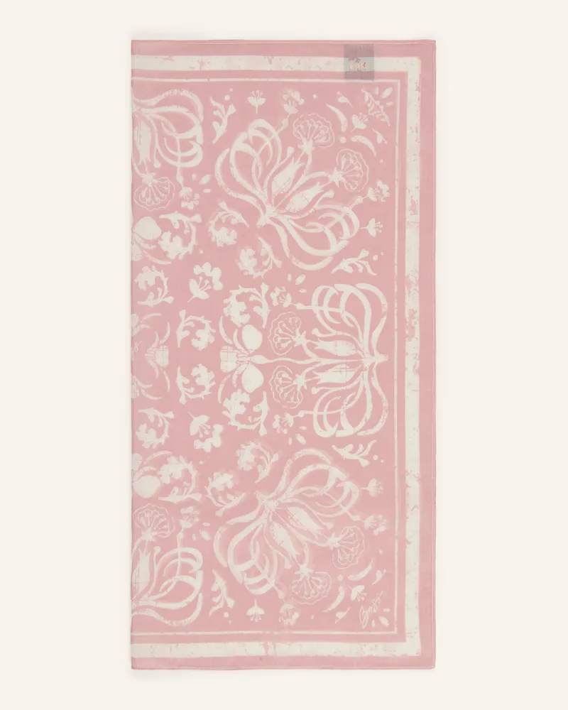 HUGO BOSS Tuch Rivah Mit Seide rot Rosa