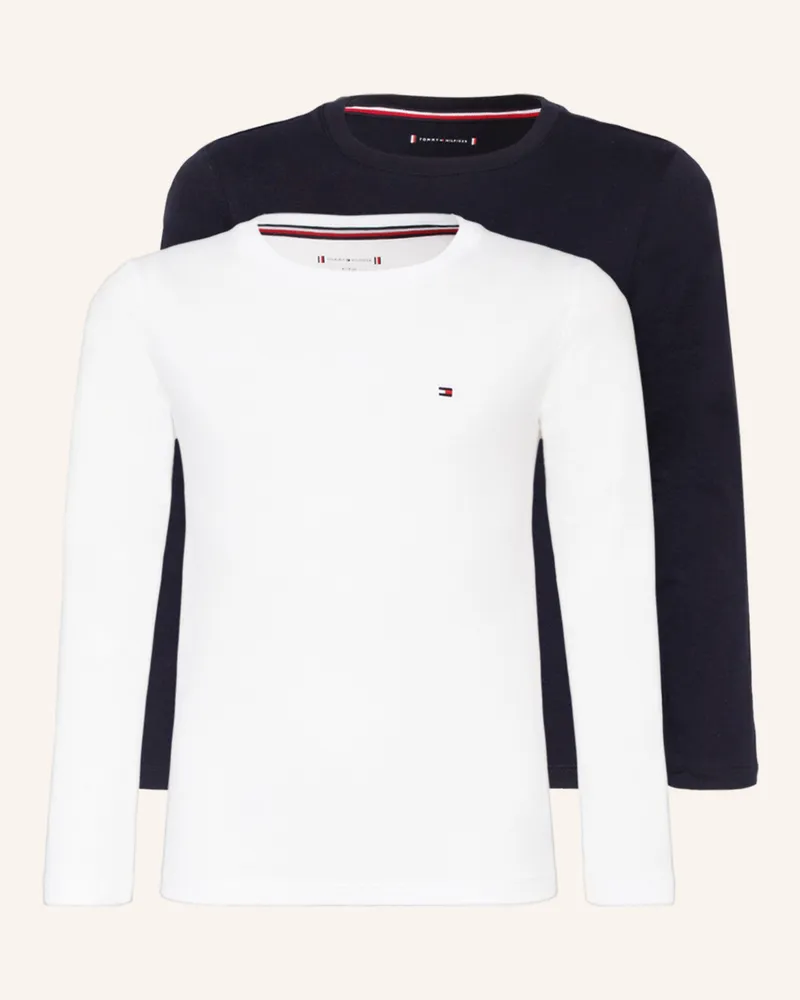 Tommy Hilfiger 2er-Pack Longsleeve Weiss