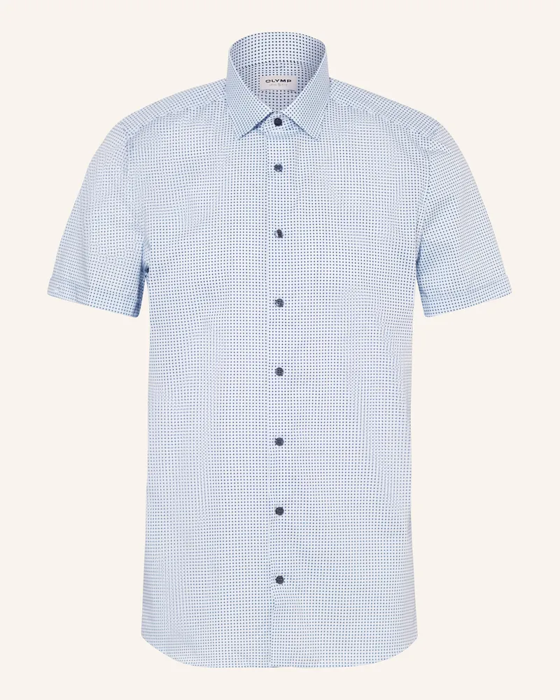 Olymp Kurzarm-Hemd Level Five Body Fit blau Hellblau
