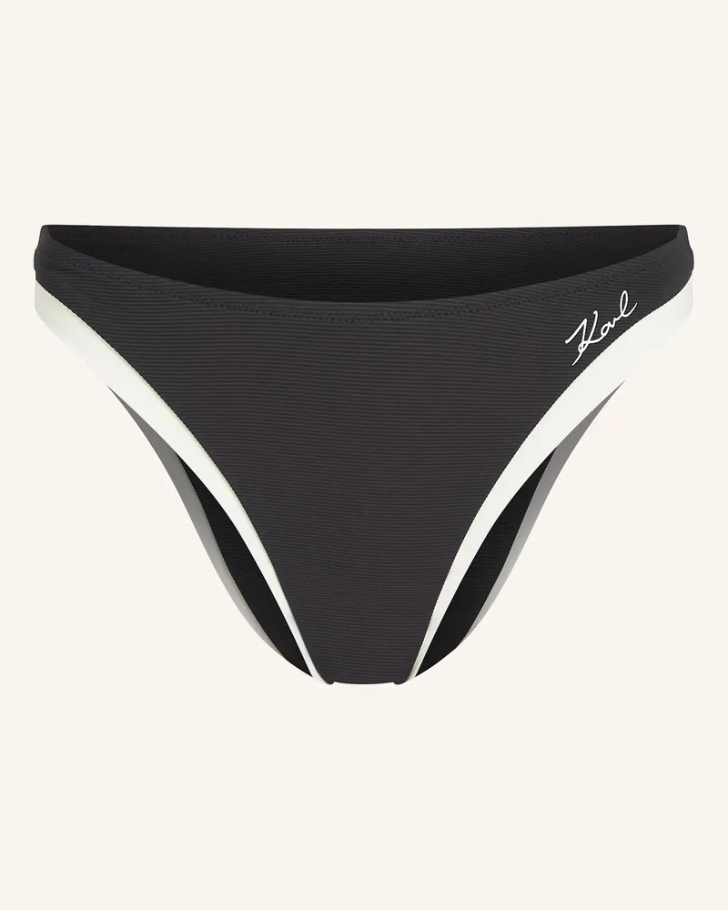 Karl Lagerfeld Bikini-Hose schwarz Schwarz