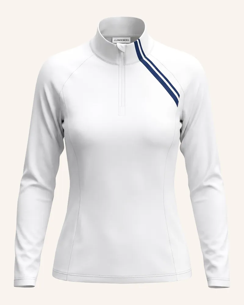 J.Lindeberg Midlayer‑Top weiss Weiss