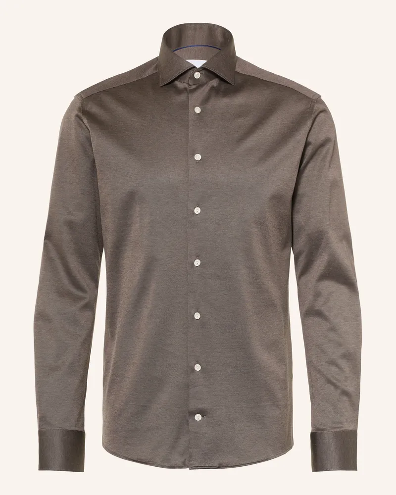Eton Hemd Regular Fit braun Taupe