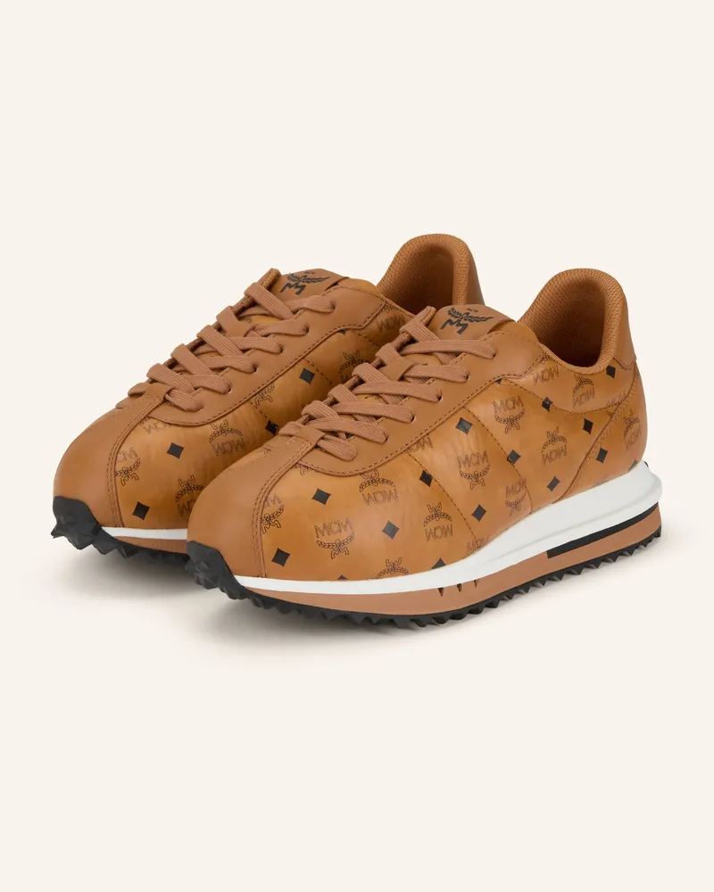 MCM Sneaker DIAMANTE Cognac