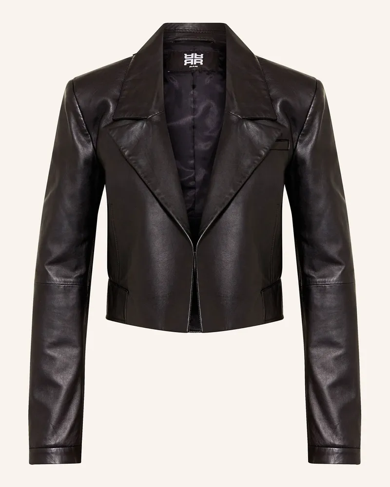 Riani Lederjacke schwarz Schwarz