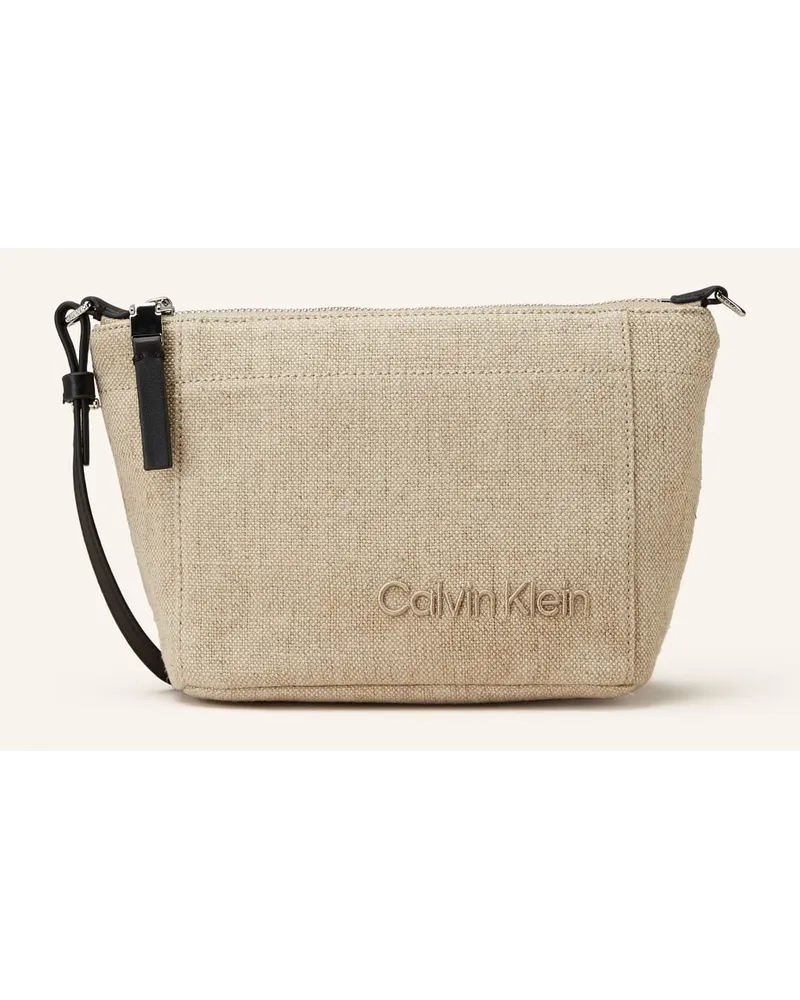 Calvin Klein Schultertasche SUMMER STORY Beige