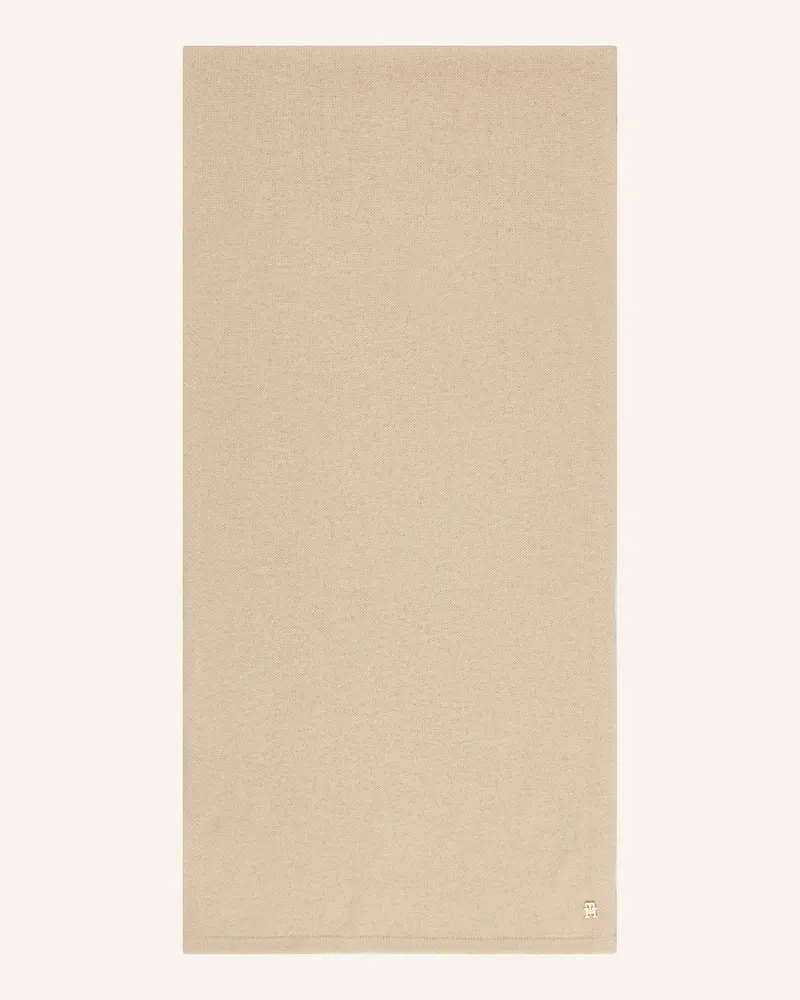 Tommy Hilfiger Cashmere-Schal braun Hellbraun