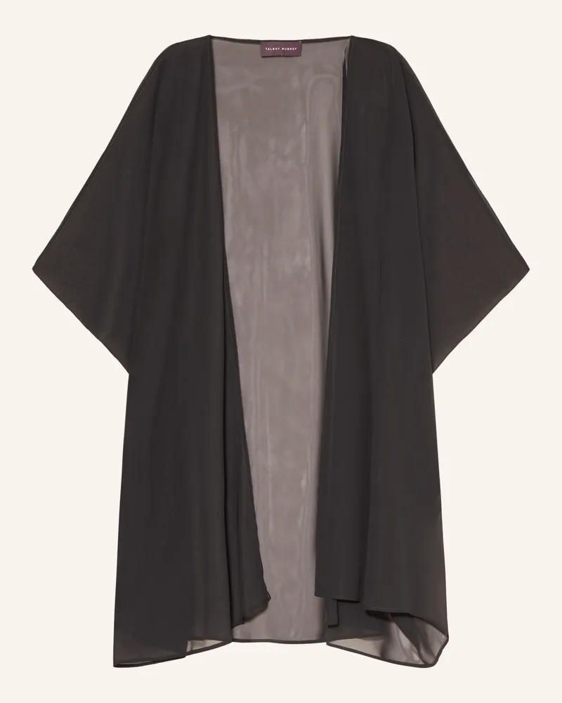 Talbot Runhof Cape schwarz Schwarz