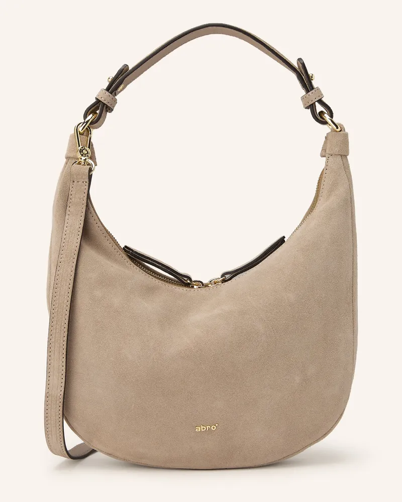Abro Beuteltasche Nana Mini beige Taupe