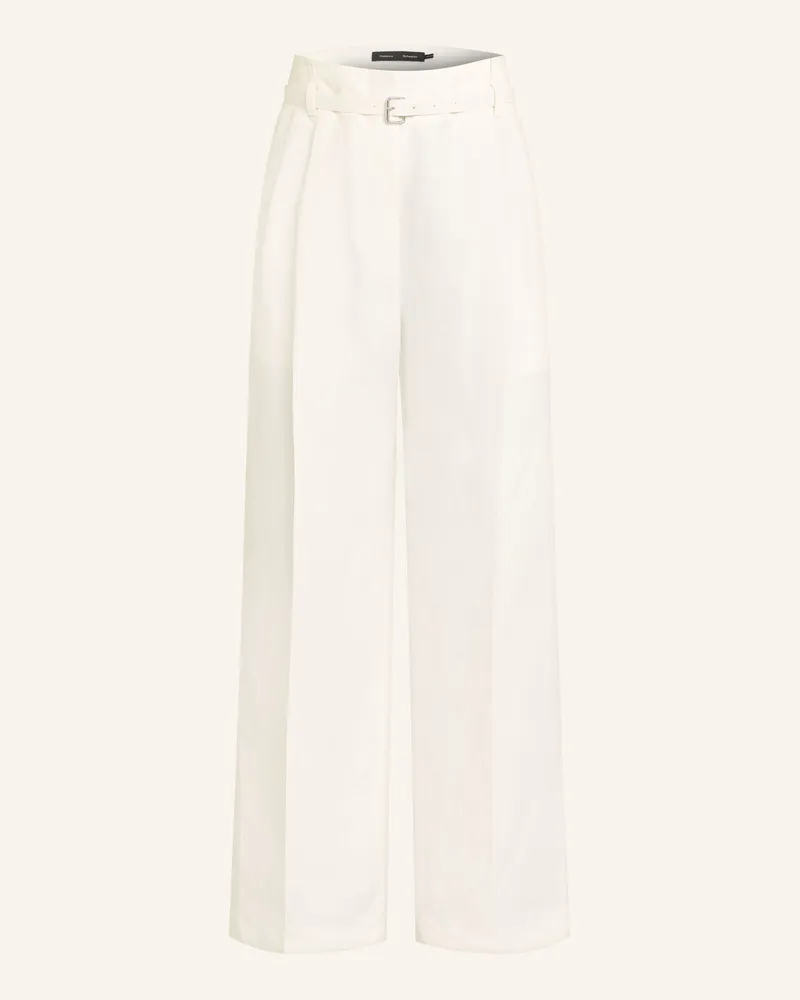Proenza Schouler Marlenehose JULES mit Leinen Weiss