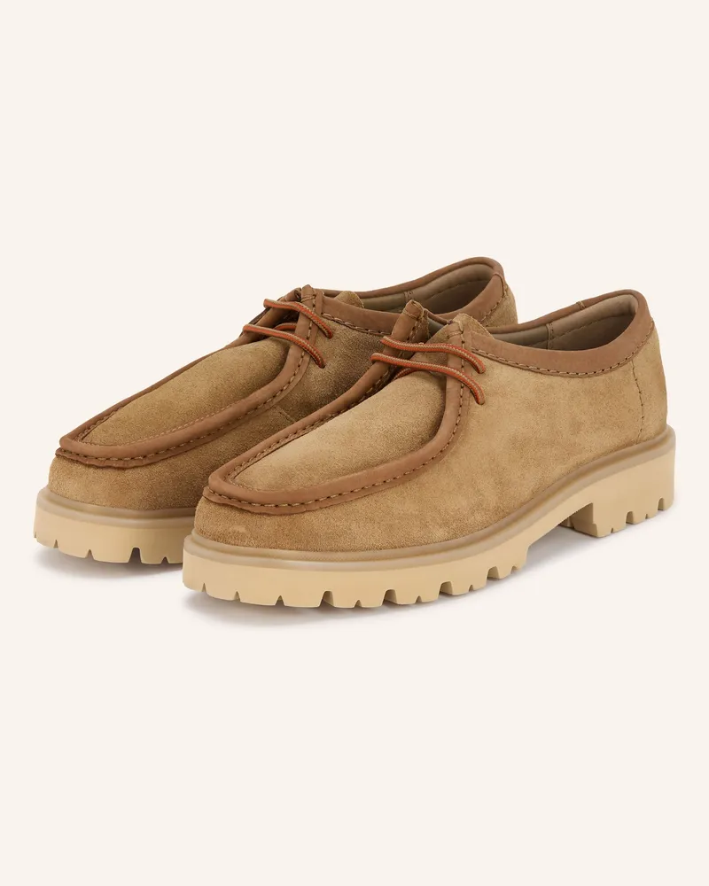Clarks Schnürer CLEYHILL SEAM Camel