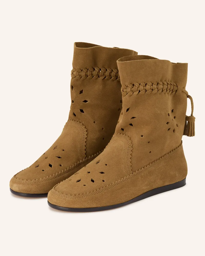 Isabel Marant Boots Woosta Mit Cut-Outs beige Taupe