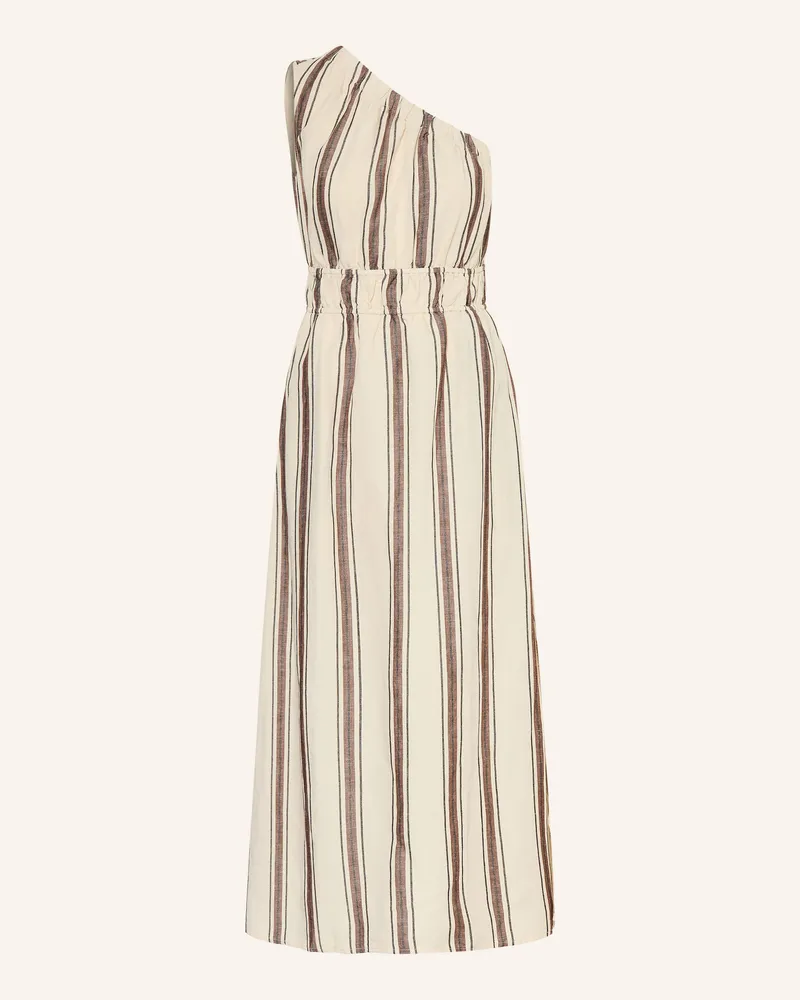 RAILS One-Shoulder-Kleid Selani Mit Leinen braun Ecru