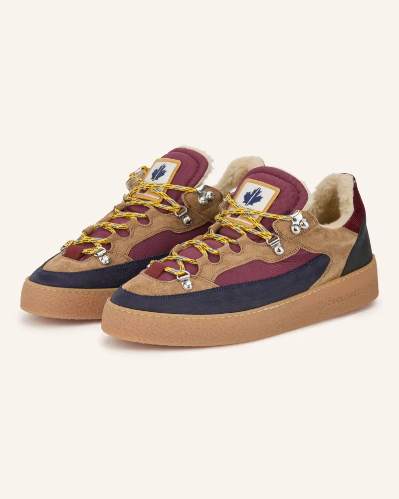 Dsquared2 Sneaker Rapper's Delight braun Hellbraun