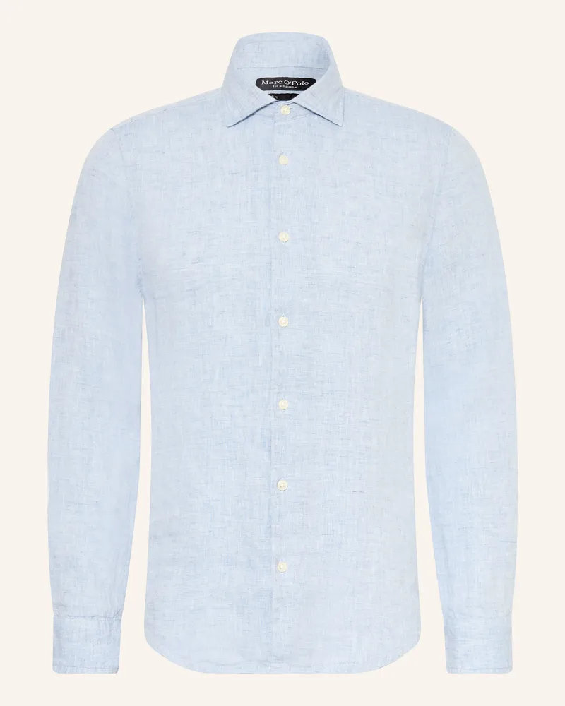 Marc O'Polo Leinenhemd Slim Fit Hellblau