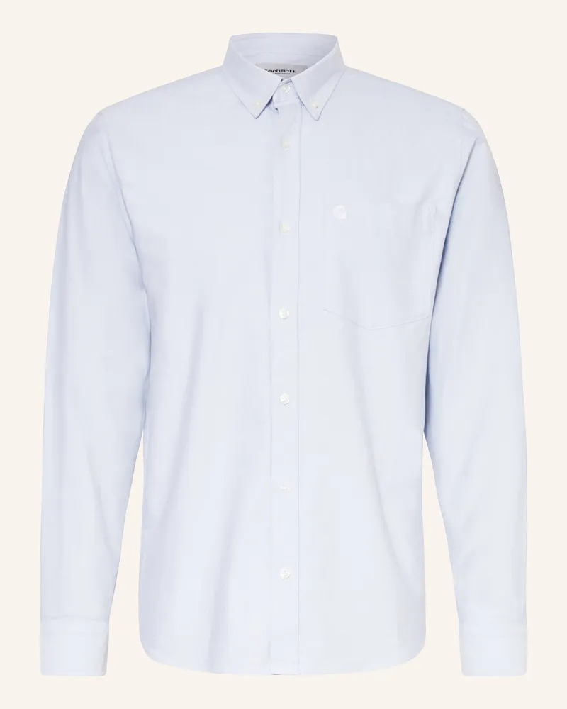 Carhartt WIP Oxfordhemd Regular Fit Hellblau