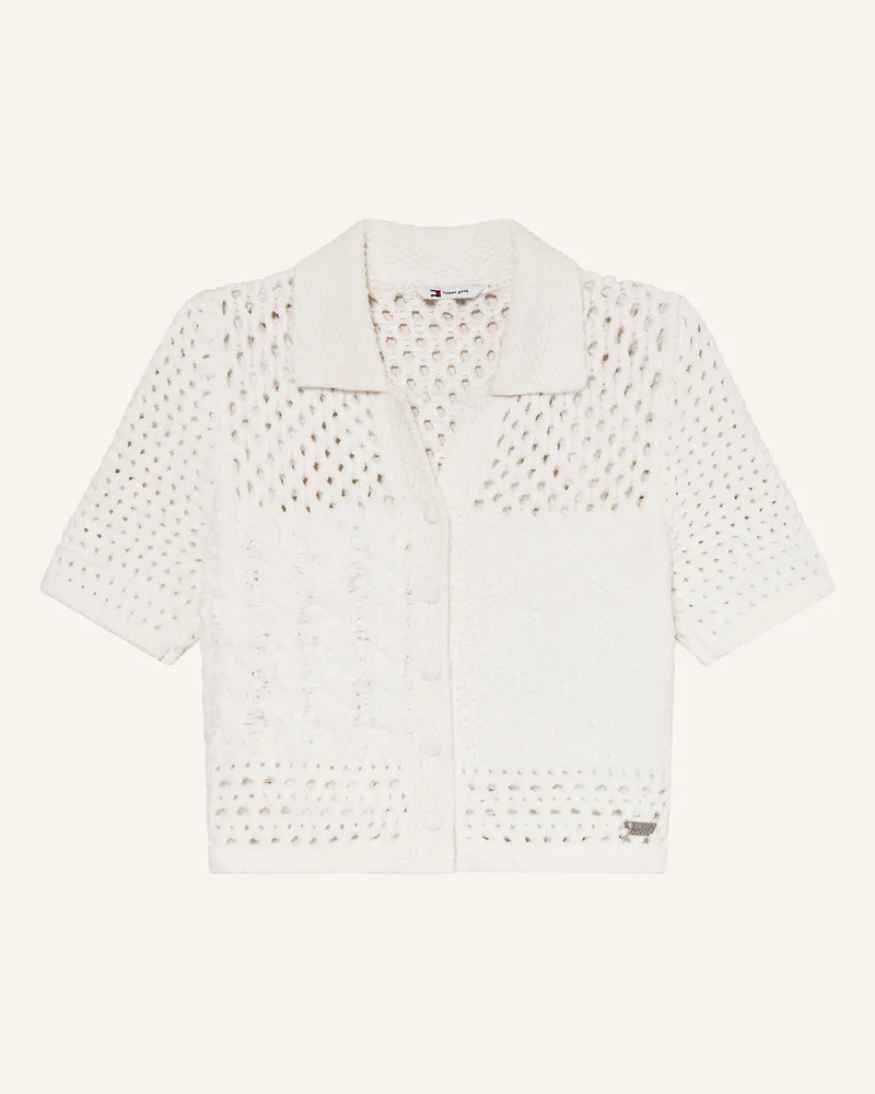 Tommy Hilfiger Strickjacke Weiss