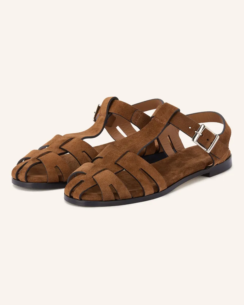 Viamercanti Sandalen Fisher braun Dunkelbraun