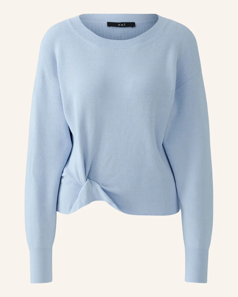 Oui  Pullover Blau
