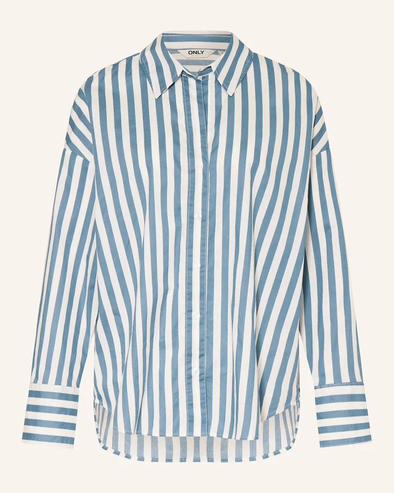 only Hemdbluse Blaugrau