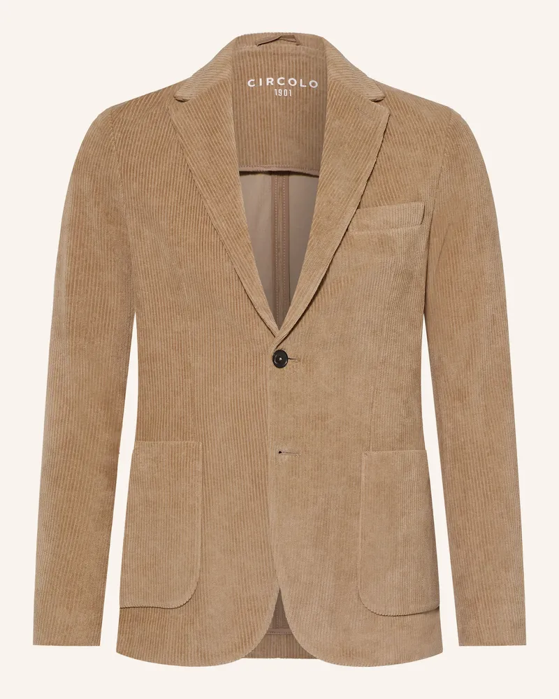 CIRCOLO 1901 Cordsakko Slim Fit beige Beige