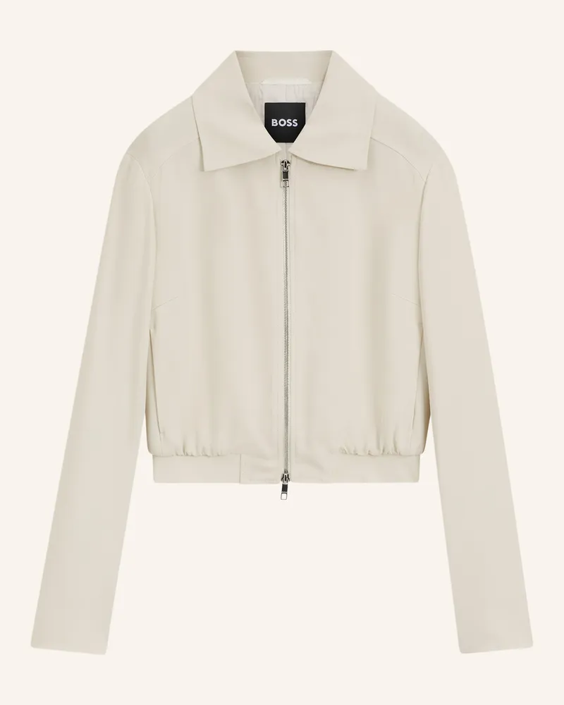 HUGO BOSS Blazer Jocalena Regular Fit weiss Weiss