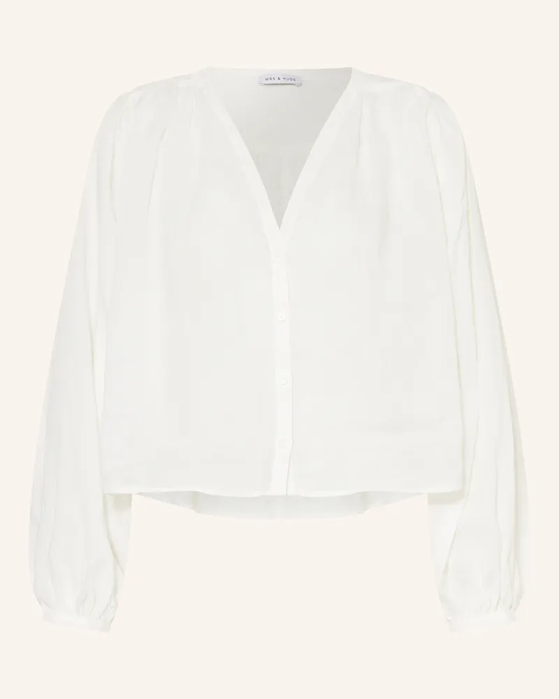 Mrs & HUGS Bluse Weiss