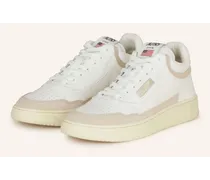 Hightop-Sneaker OPEN - WEISS/ BEIGE