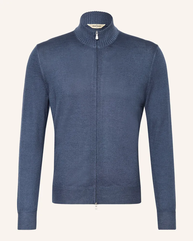 Gran Sasso Strickjacke blau Dunkelblau