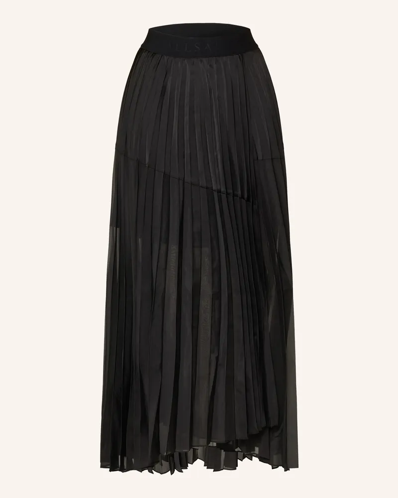 AllSaints Plisseerock MICAELA Schwarz