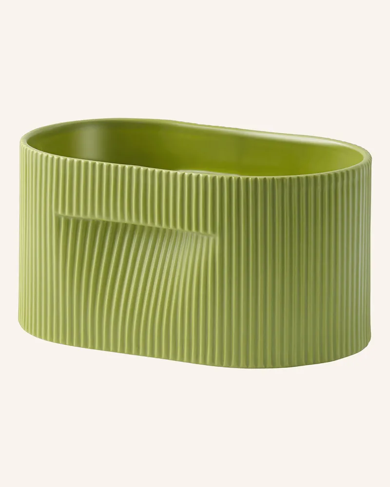 Muuto Blumentopf Ridge gruen Hellgrün