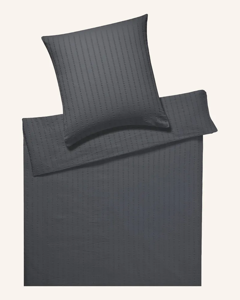 elegante Bettwäsche Dunkelblau