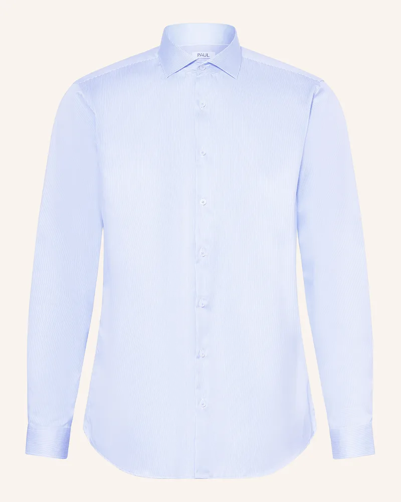 paul Hemd Shaped Fit blau Hellblau