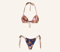 Triangel-Bikini Aster blau