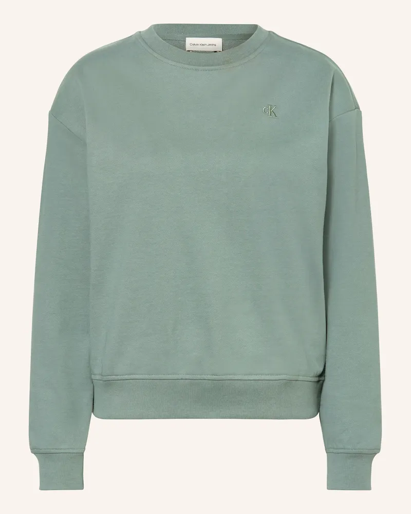 Calvin Klein Sweatshirt gruen Türkis