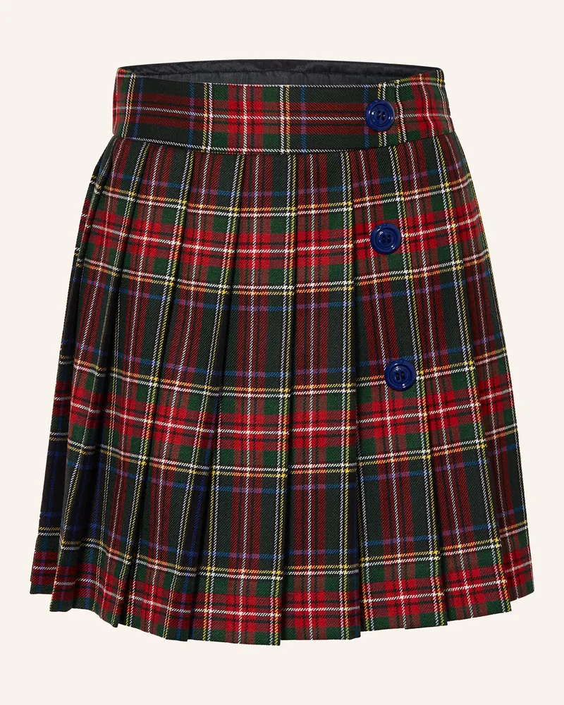 Dolce & Gabbana Faltenrock Dunkelgrün